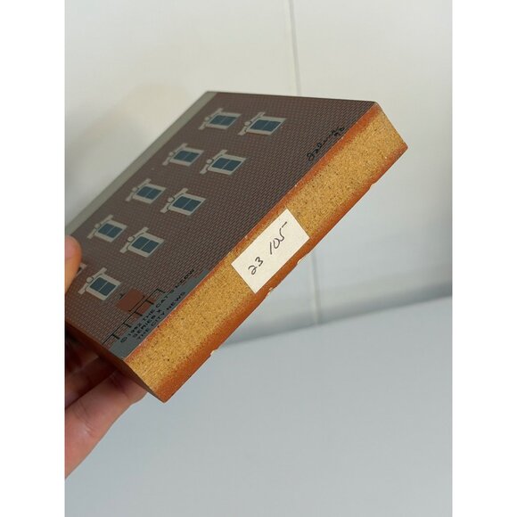 VTG 1992 Cats Meow The City News Series X Wooden Village Shelf Sitter Retired 5" - Picture 4 of 5